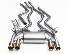 Load image into Gallery viewer, Catback Exhaust System Gold Tips Fits BMW M3|M4 Agency Power