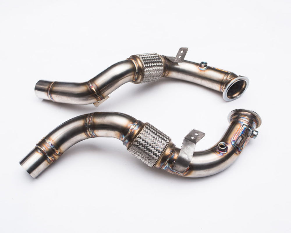 Race Down Pipes Fits 15-17 BMW X5M F85 X6M F86 Agency Power