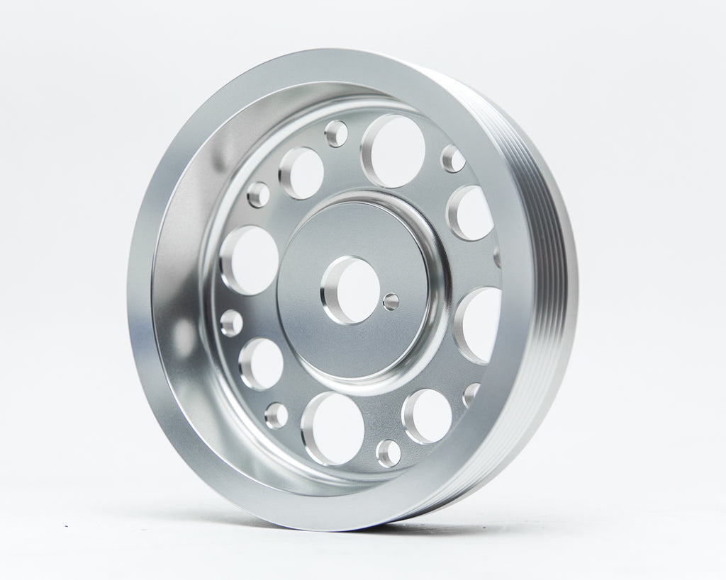 Lightweight Crank Pulley Silver Fits Scion FRS Subaru BRZ Toyota GT-86