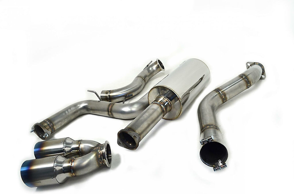 Stainless Steel Catback Exhaust with Dual Tips Fits 13-17 Focus ST Agency Power