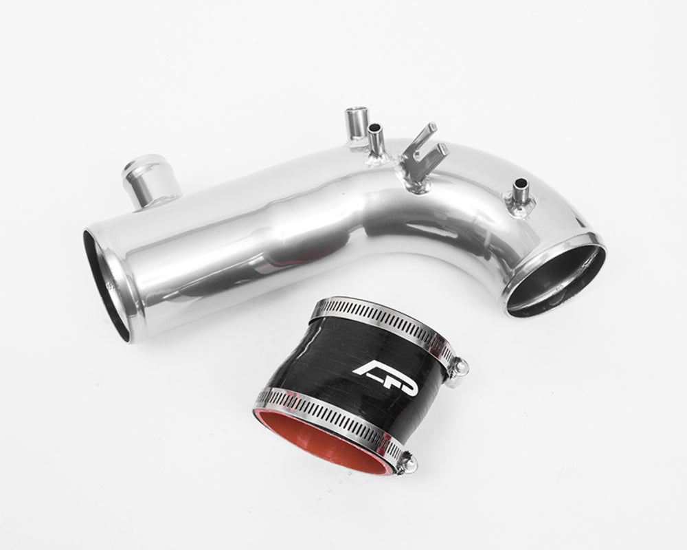 Hard Turbo 3 in. Inlet Pipe Kit Super Chrome Fits STI 04-17 Forester XT 04-08