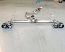 Load image into Gallery viewer, Titanium Tip Catback Exhaust w/O Muffler Fits Subaru STI Hatch 08-14 WRX