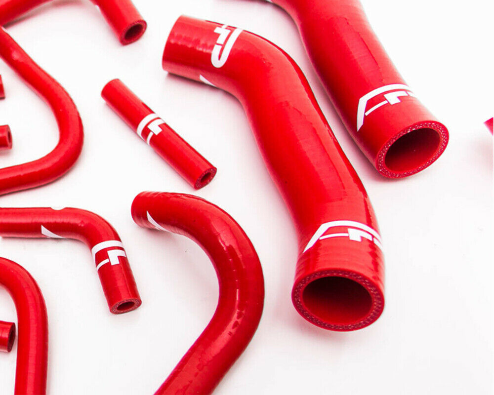 14pc Red Silicone Radiator Hose Kit Fits Nissan GT-R R35 Agency Power