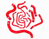 14pc Red Silicone Radiator Hose Kit Fits Nissan GT-R R35 Agency Power