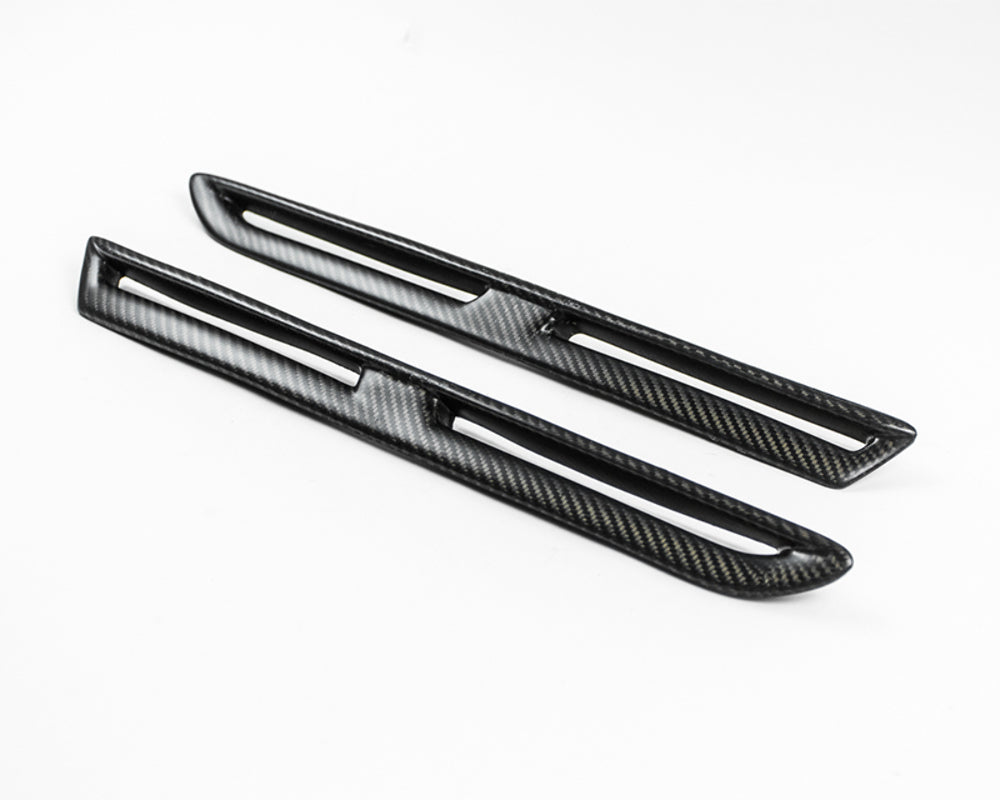 Carbon Fiber Front Fender Vents Fits Nissan R35 GT-R Agency Power