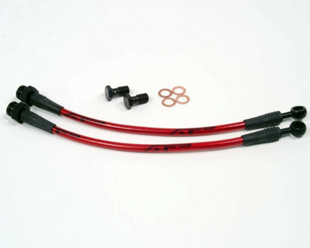 Agency Power Rear Steel Braided Brake Lines Fits 1989-1994 Nissan 240SX SE