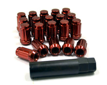 Load image into Gallery viewer, Red Tuner Lugs 12x1.50 Closed End Lug Nuts Agency Power
