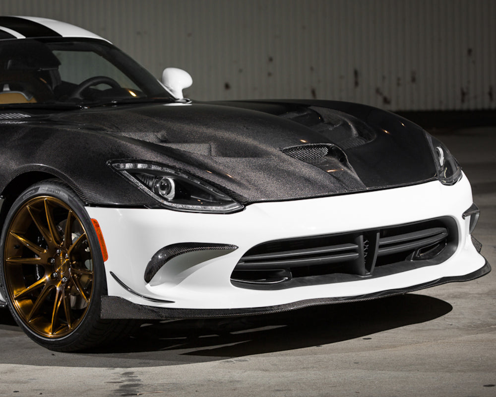 Carbon Fiber Front Lip Spoiler Fits 13-17 SRT Viper Agency Power
