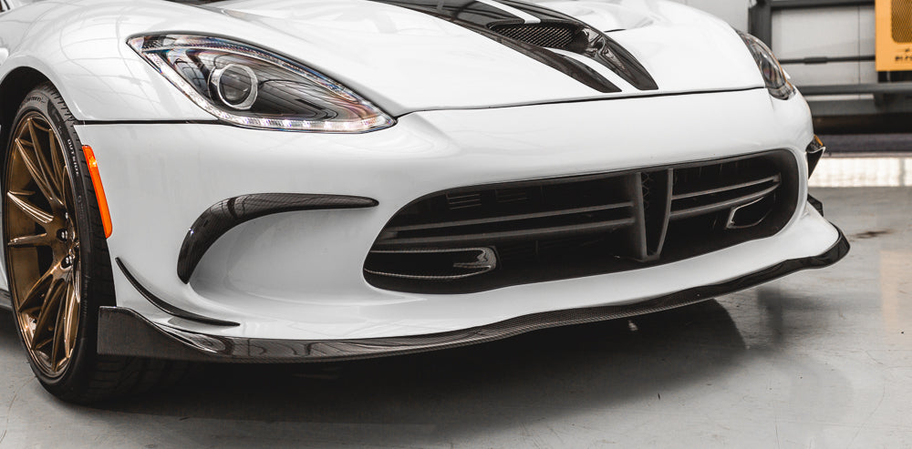 Carbon Fiber Front Lip Spoiler Fits 13-17 SRT Viper Agency Power