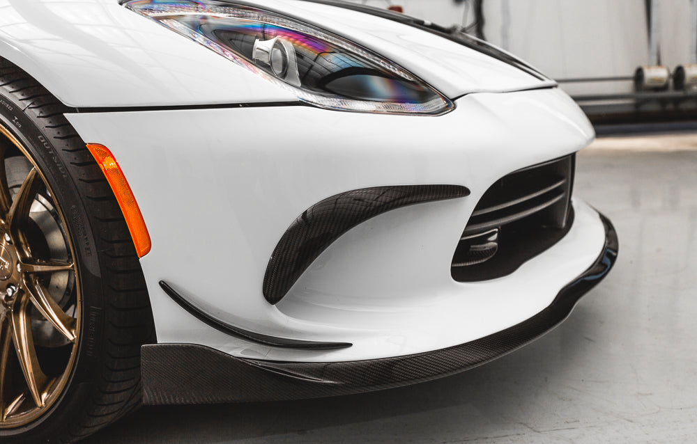Carbon Fiber Front Lip Spoiler Fits 13-17 SRT Viper Agency Power