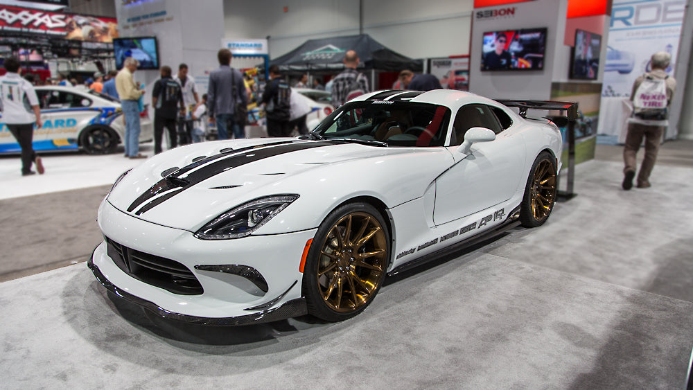 Carbon Fiber Side Skirts FT Style Fits 13-Pres SRT Viper Agency Power