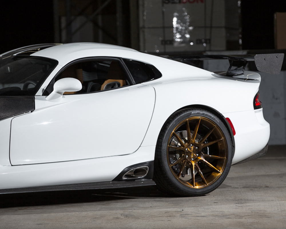 Carbon Fiber Side Skirts FT Style Fits 13-Pres SRT Viper Agency Power