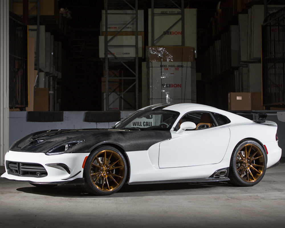 Carbon Fiber Side Skirts FT Style Fits 13-Pres SRT Viper Agency Power