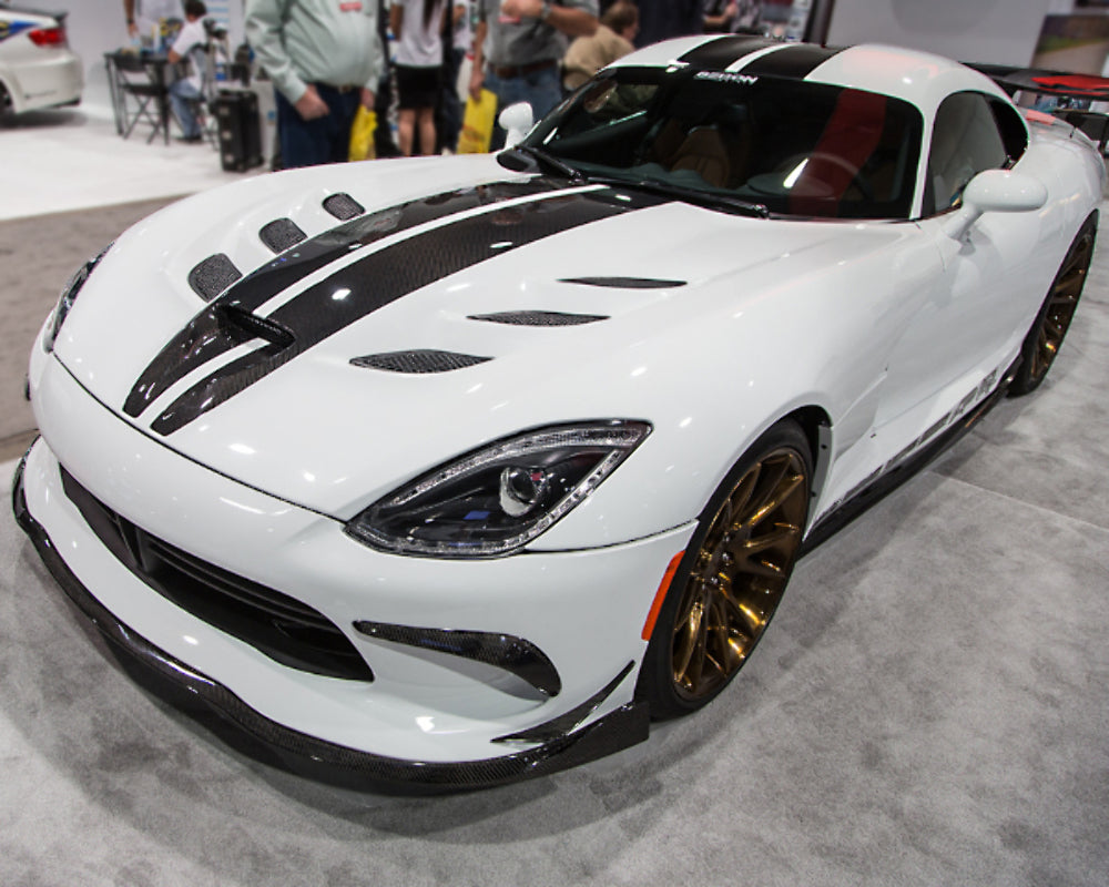 Carbon Fiber Side Skirts FT Style Fits 13-Pres SRT Viper Agency Power