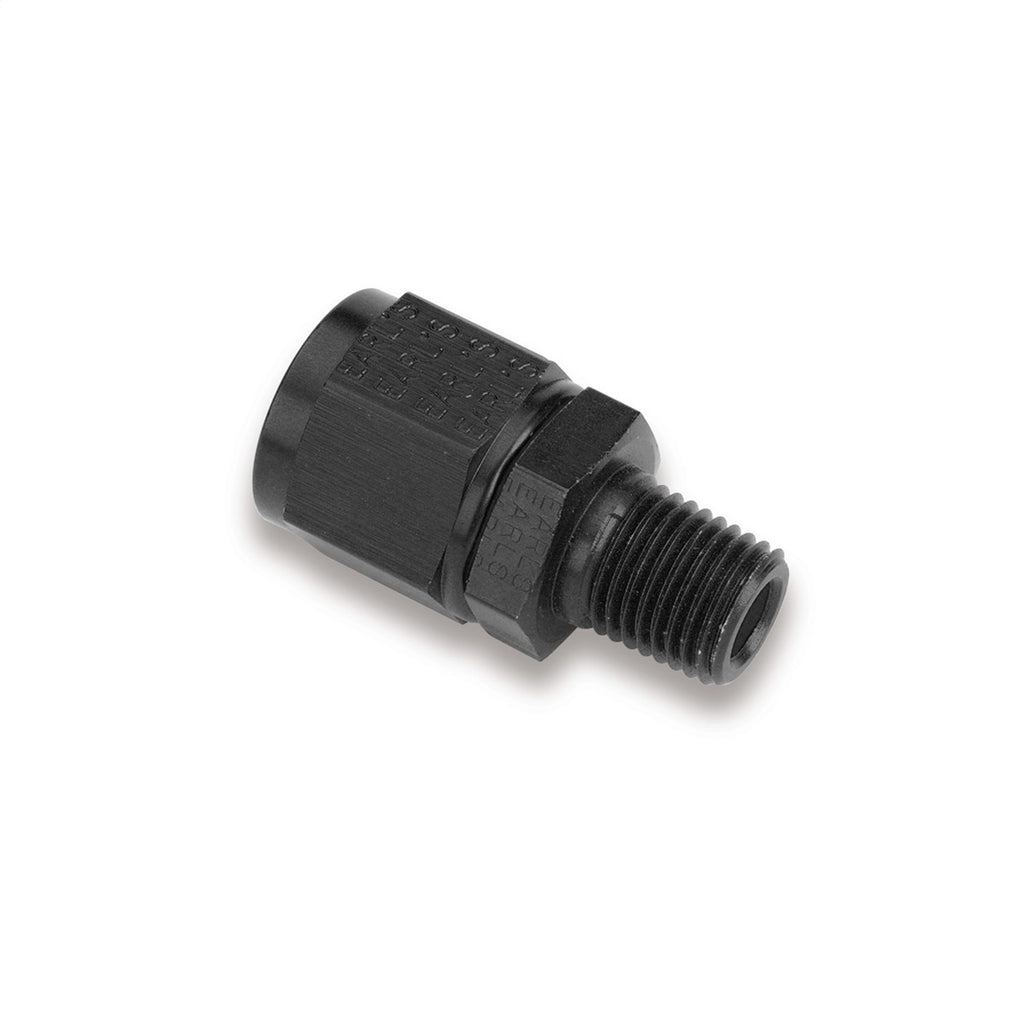 Earls Plumbing AT916166ERL Straight Aluminum AN Swivel to NPT Adapter