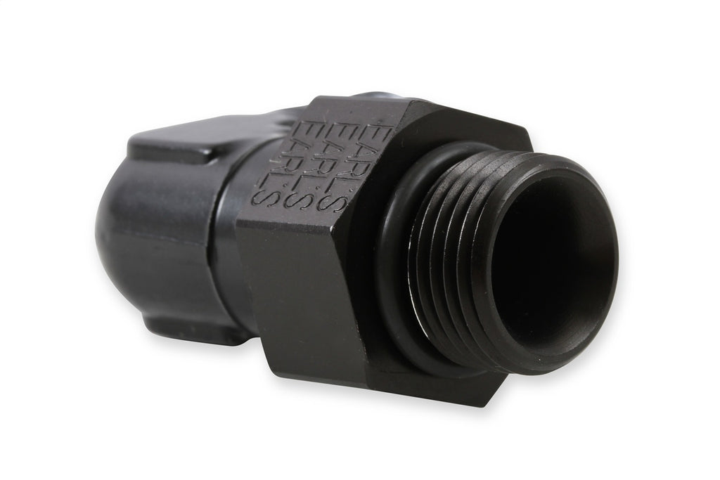 Earls Plumbing AT949008ERL 90 Deg. Aluminum AN to O-Ring Port Swivel Adapter
