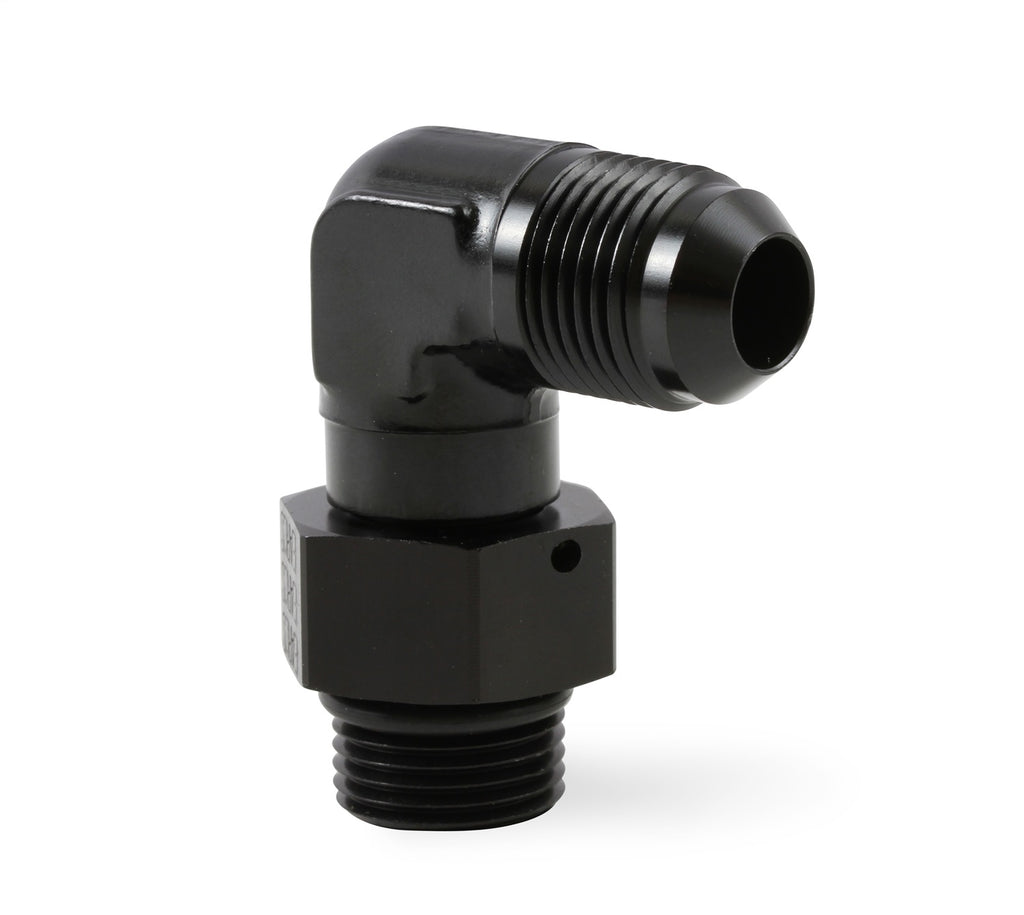 Earls Plumbing AT949008ERL 90 Deg. Aluminum AN to O-Ring Port Swivel Adapter