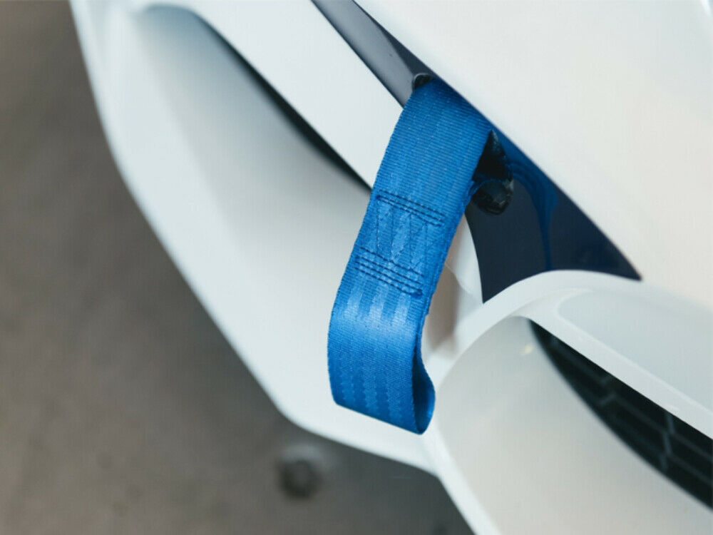 AutoTecknic AT-0002-BLU Blue Front Tow Strap For BMW F-Chassis