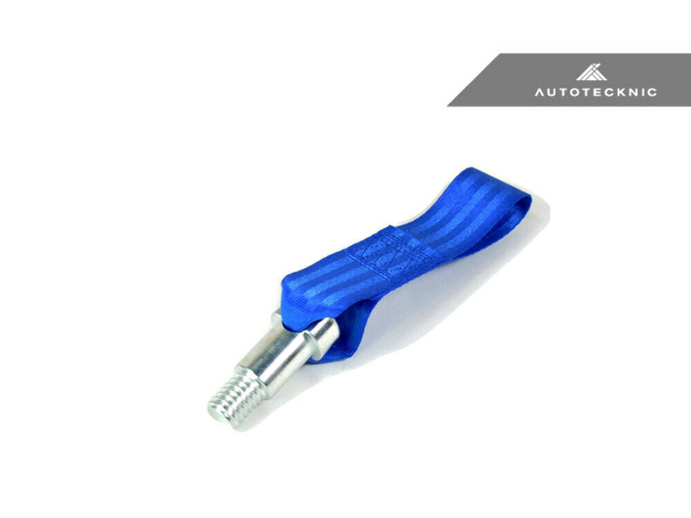 AutoTecknic AT-0002-BLU Blue Front Tow Strap For BMW F-Chassis