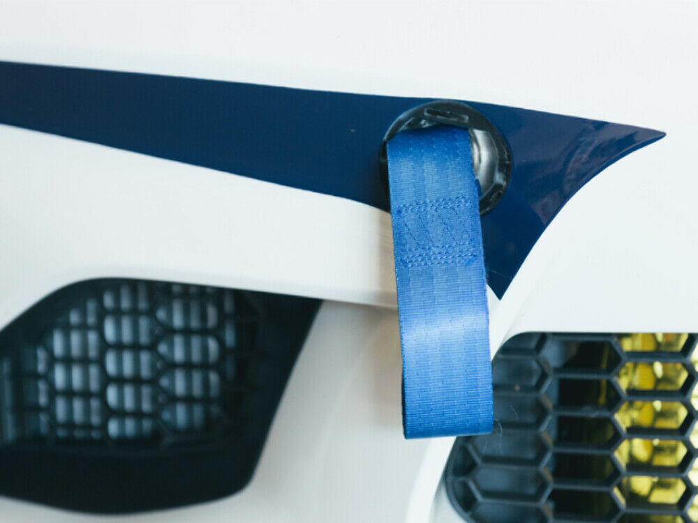 AutoTecknic AT-0002-BLU Blue Front Tow Strap For BMW F-Chassis