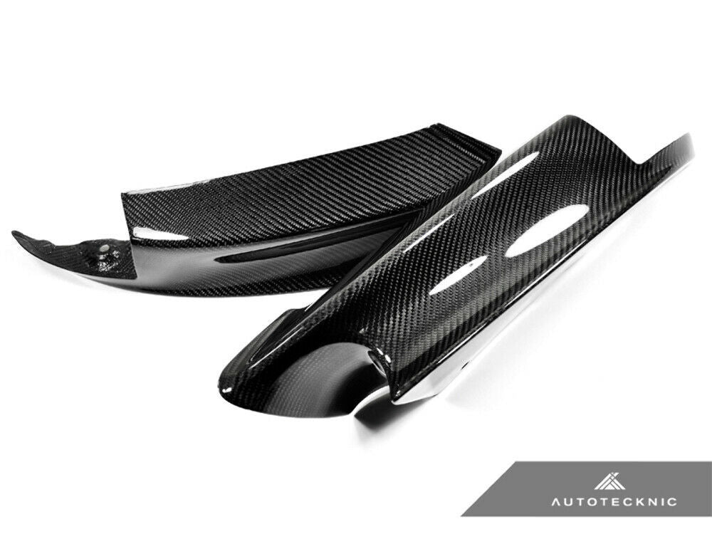 AutoTecknic BM-0013 Carbon Fiber Performance Style Front Splitters E9X M3