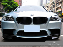 Load image into Gallery viewer, AutoTecknic BM-0015 Carbon Fiber Performance Style Front Splitters F10 M5