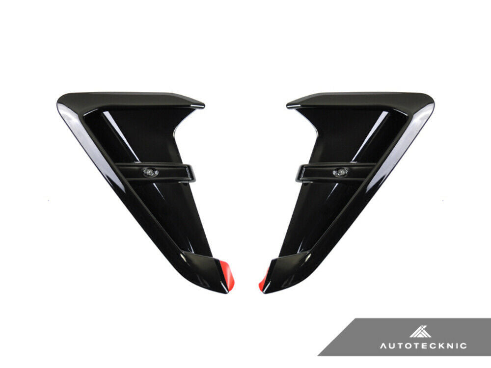 AutoTecknic BM-0093-GB Replacement Gloss Black Fender Trims F97 X3M