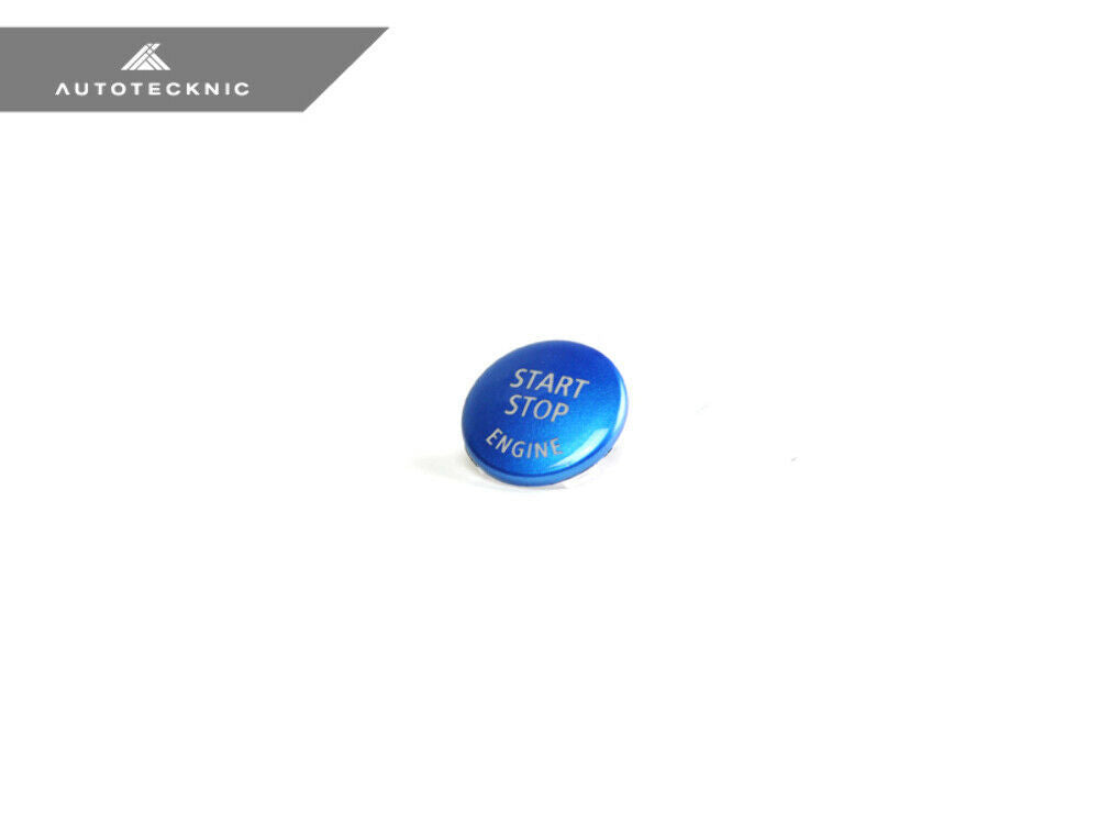 AutoTecknic BM-0124-BU Royal Blue Start Stop Button For BMW E-Chassis Vehicles