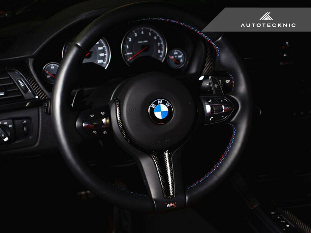 AutoTecknic BM-0183 Carbon Fiber Steering Wheel Trim F80 M3