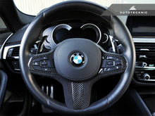 Load image into Gallery viewer, AutoTecknic BM-0282-H Carbon Alcantara Steering Wheel Trim G01 X3