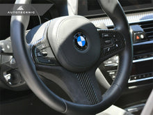 Load image into Gallery viewer, AutoTecknic BM-0282-H Carbon Alcantara Steering Wheel Trim G01 X3