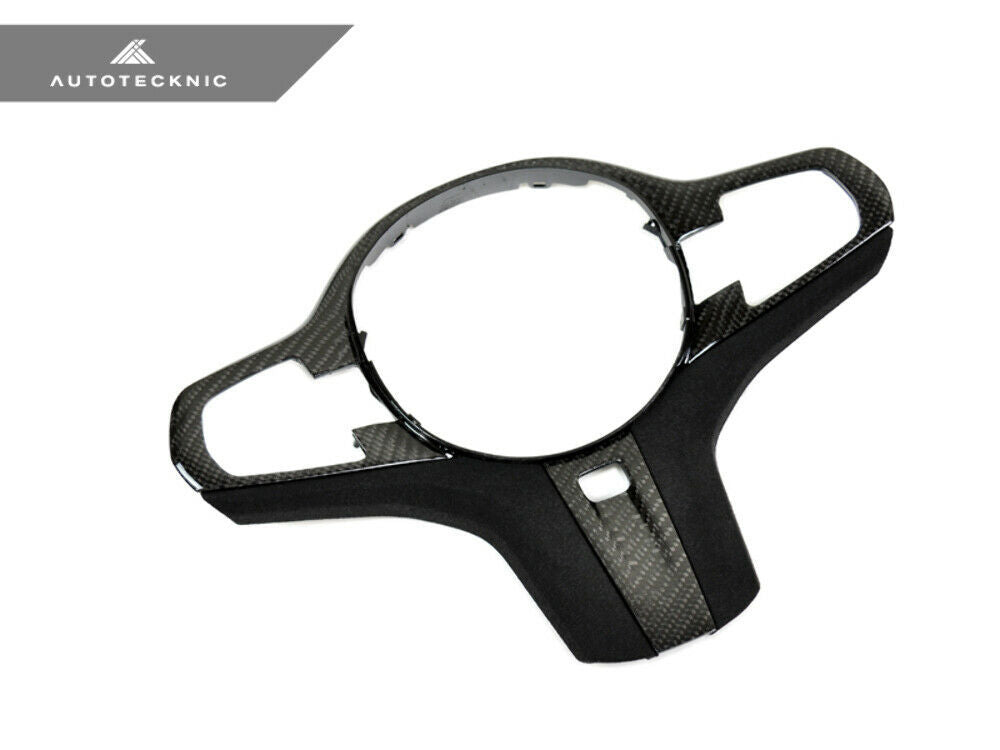 AutoTecknic BM-0282-H Carbon Alcantara Steering Wheel Trim G01 X3