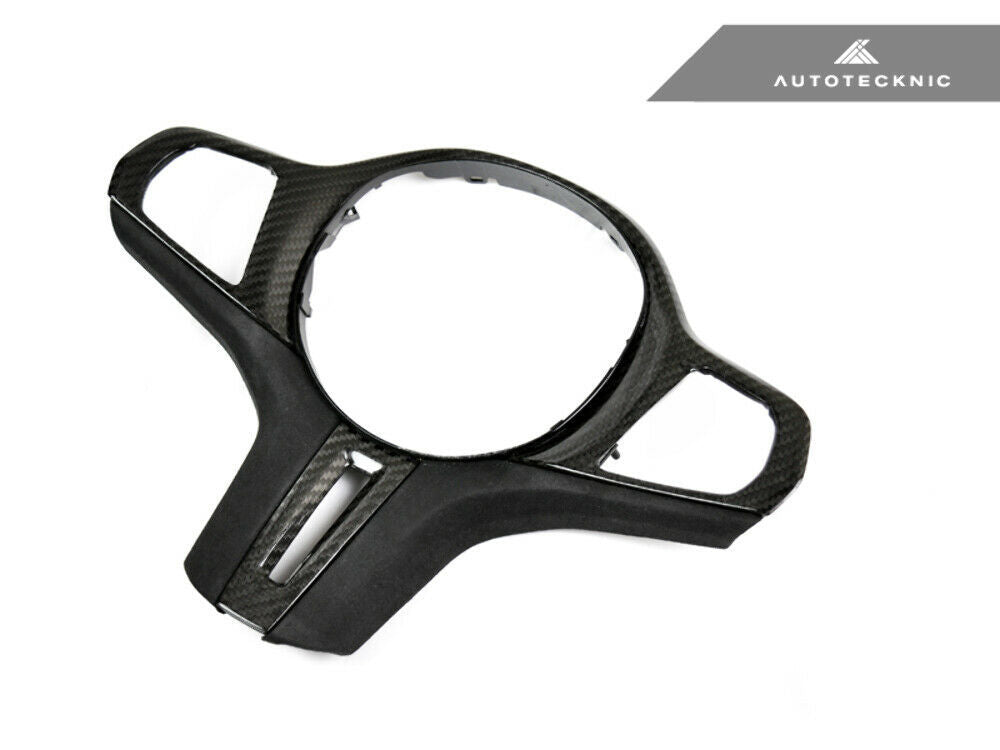 AutoTecknic BM-0282-H-S Carbon Alcantara Steering Wheel Trim G01 X3