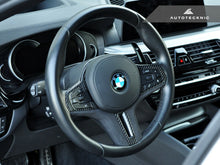 Load image into Gallery viewer, AutoTecknic BM-0282-H-S Carbon Alcantara Steering Wheel Trim G01 X3