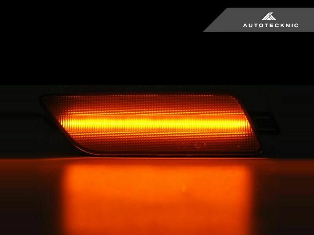 AutoTecknic PR-0014-C Clear LED Side Markers For Porsche Macan 2015-2019