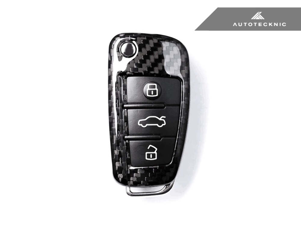 AutoTecknic AU-0005 Dry Carbon Remote Key Case For Audi Vehicles