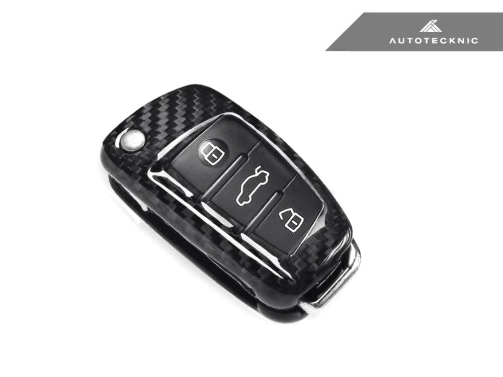 AutoTecknic AU-0005 Dry Carbon Remote Key Case For Audi Vehicles