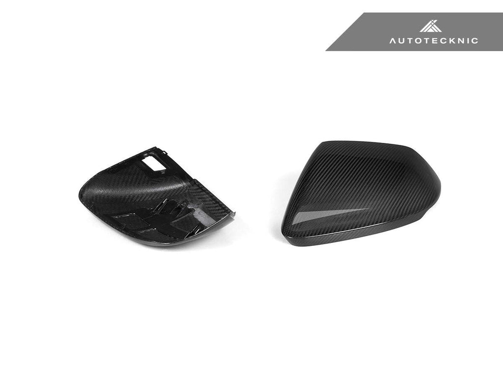 AutoTecknic AU-0009 Dry Carbon Fiber Mirror Caps For Audi 4M8 Q8/ SQ8/ RSQ8