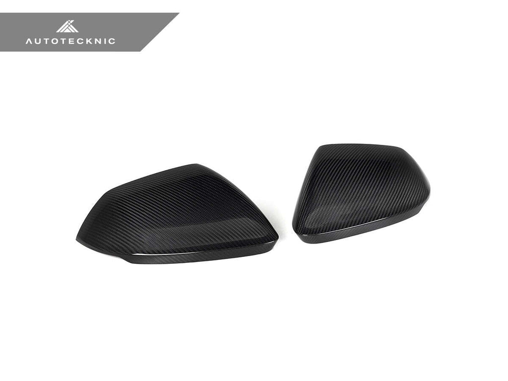 AutoTecknic AU-0009 Dry Carbon Fiber Mirror Caps For Audi 4M8 Q8/ SQ8/ RSQ8
