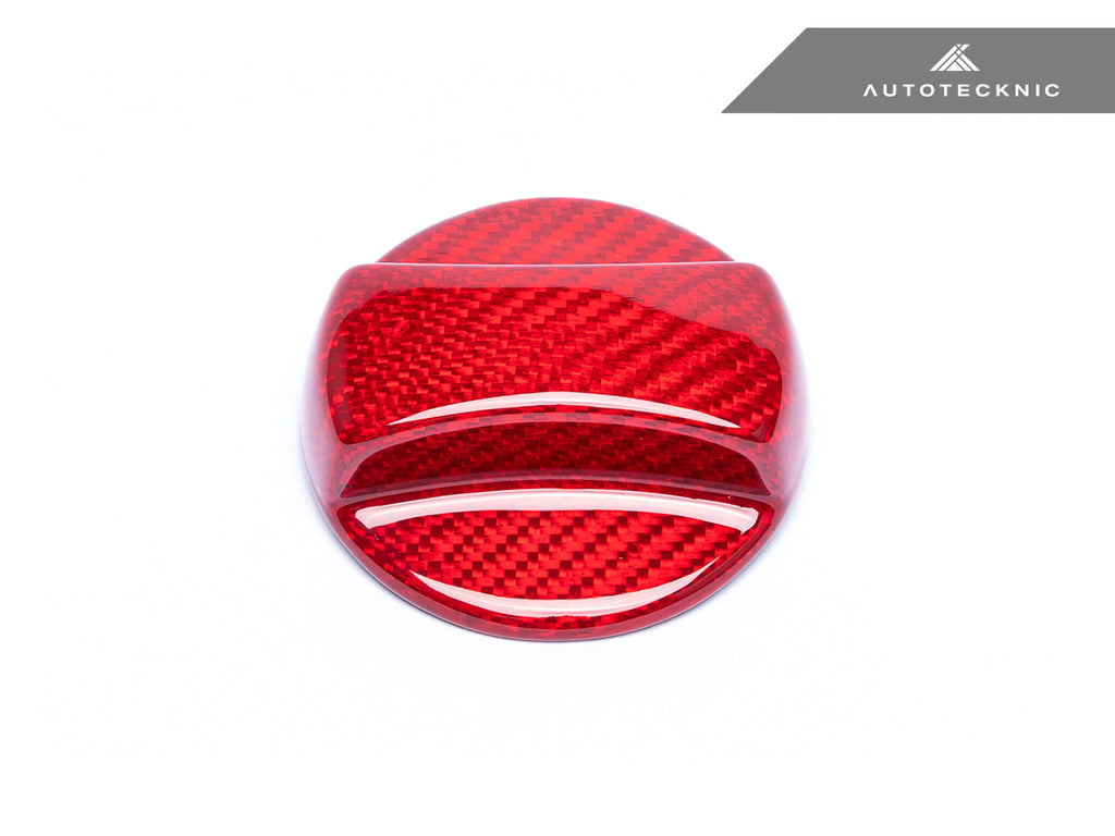 AutoTecknic BM-0006-RC Red Carbon Competition Fuel Cap Cover For BMW Vehicles