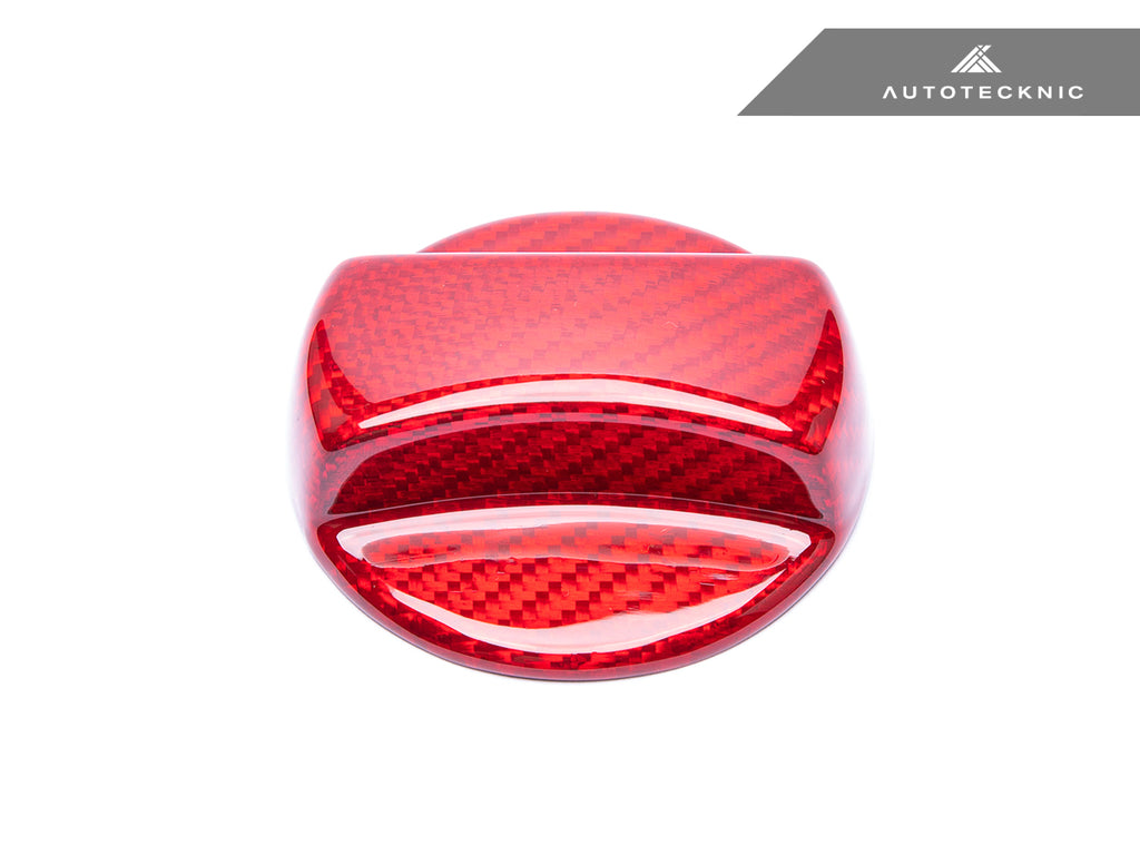 AutoTecknic BM-0006-RC Red Carbon Competition Fuel Cap Cover For BMW Vehicles