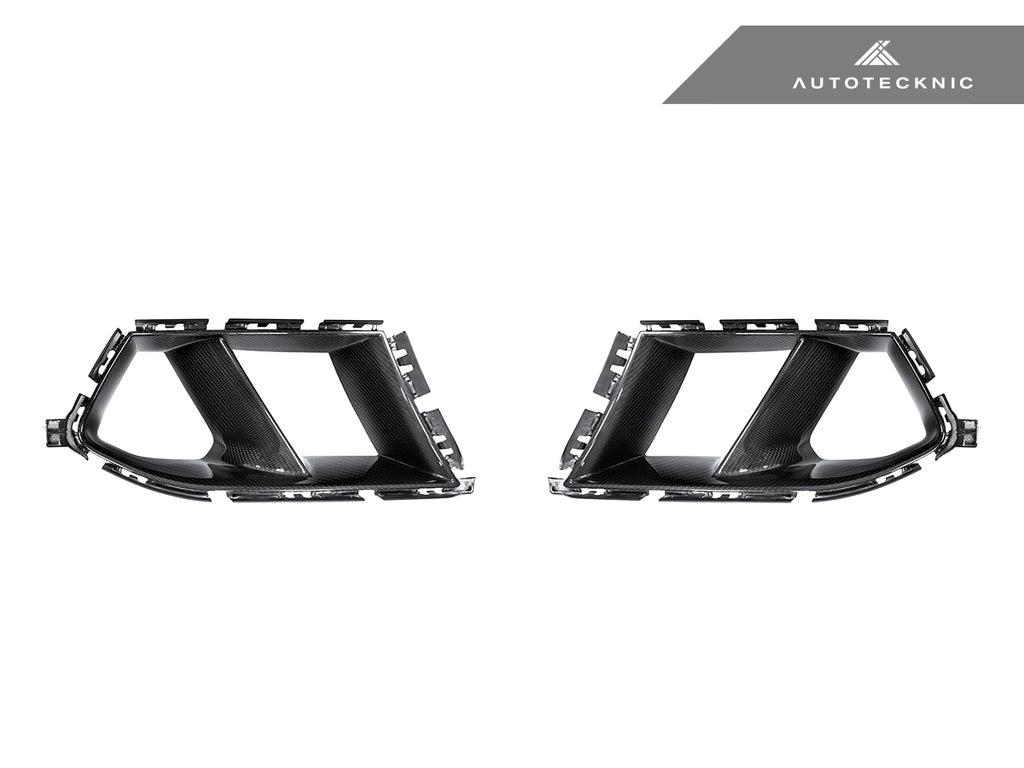 AutoTecknic BM-0043 Dry Carbon Lower Front Bumper Vent Set G80 M3 | G82 / G83 M4