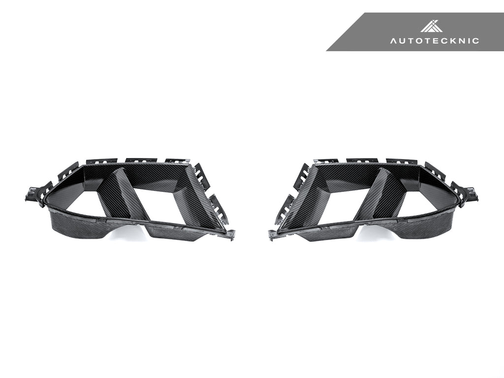 AutoTecknic BM-0043 Dry Carbon Lower Front Bumper Vent Set G80 M3 | G82 / G83 M4