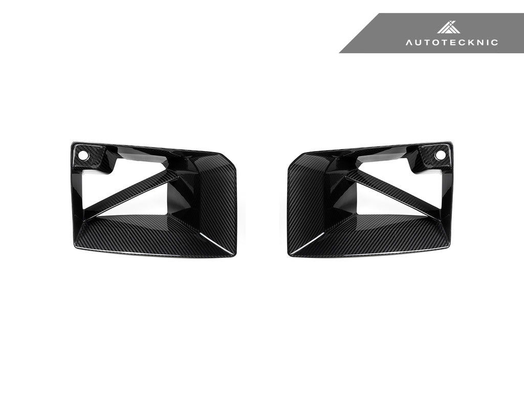 AutoTecknic BM-0052 Dry Carbon Front Air Inlet Trim Set For 2023-up G87 M2