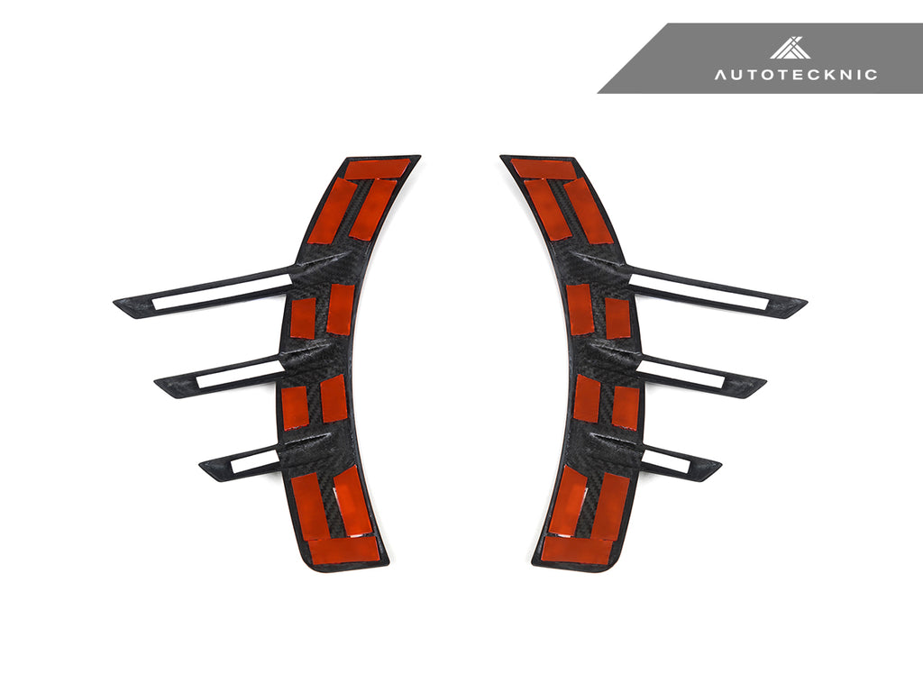 AutoTecknic BM-0055 Dry Carbon Rear Fender Arch Trim Set G87 M2