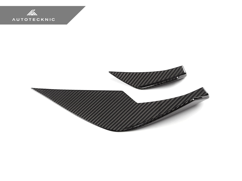 AutoTecknic BM-0057 Front Bumper Dry Carbon Corsa Canard Set G80 M3