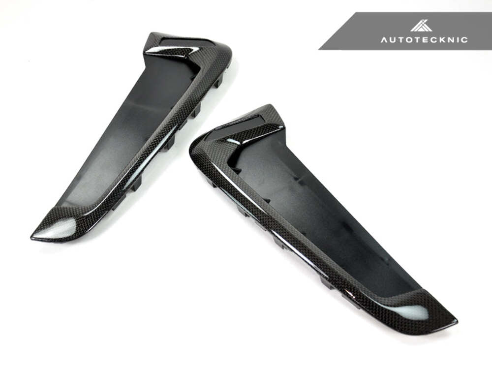 AutoTecknic BM-0079-CF Replacement Carbon Fiber Fender Trims F16 X6 F86 X6M