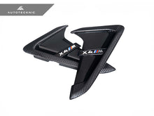Load image into Gallery viewer, AutoTecknic Dry Carbon Gloss Black Fender Trim Set F97 X3M F98 X4M