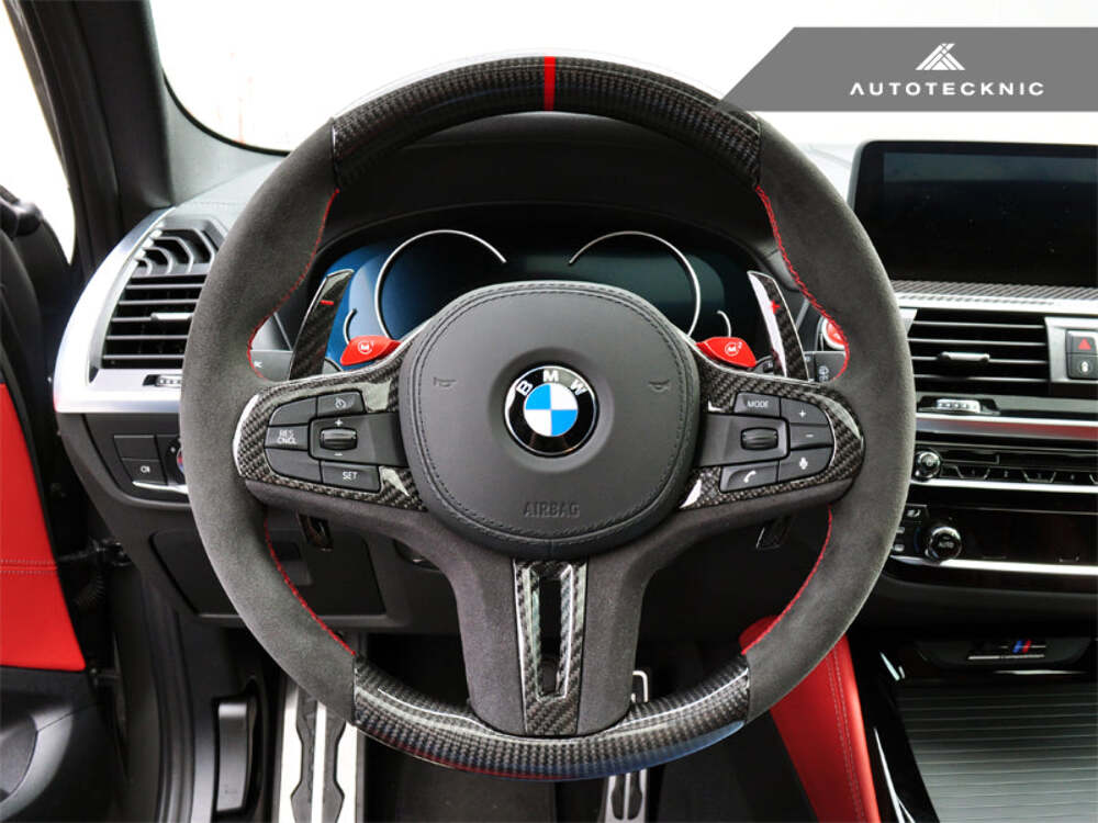 AutoTecknic BM-0114-F95 Replacement Carbon Steering Wheel F95 X5M F96 X6M