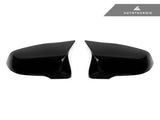 AutoTecknic BM-0128-P Painted Black Mirror Covers F10 5-Series LCI 14-16